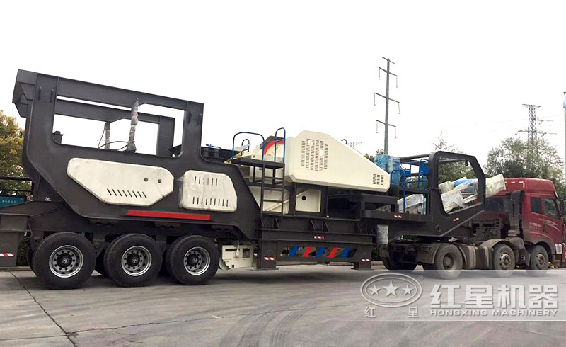 便捷式流動石子機（輪胎裝置）